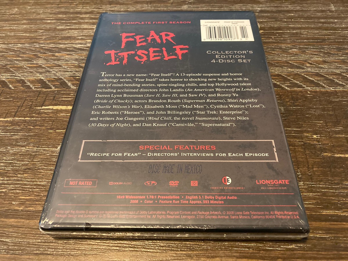 Fear Itself: The Complete First Season (DVD, Lions Gate, 2008
