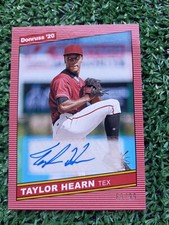 2020 Panini Donruss Retro 1986 Signatures Taylor Hearn #86S-TH Auto #69/99