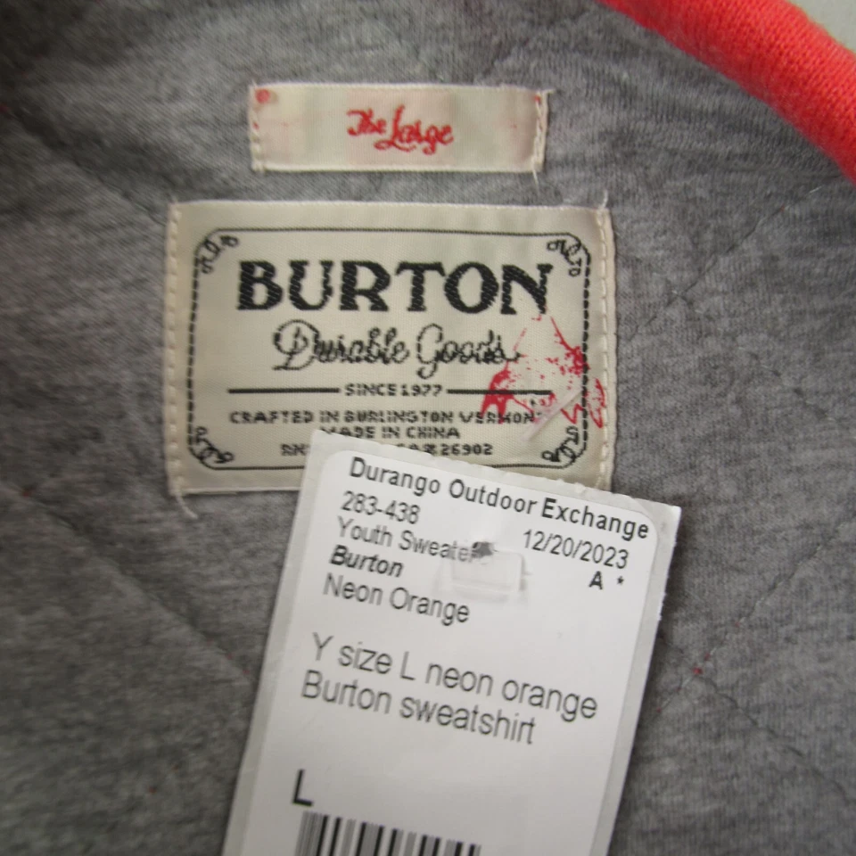 Suéter Burton Mujer Grande Manga Larga Pullover Cuello Redondo Suave Foto 3 de 4
