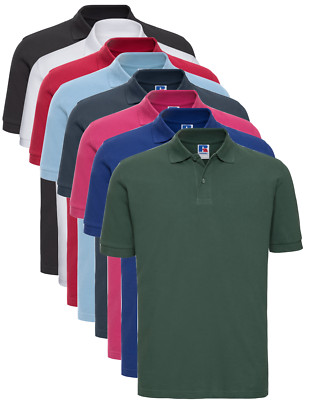 Russell Jerzees 569M Herren Herren Uni Baumwolle Polo Golf Sport Shirt S-4XL