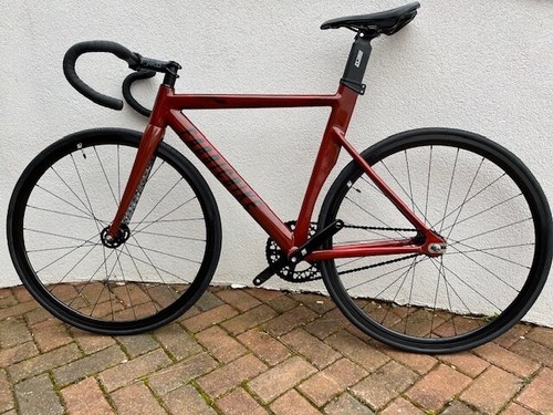 SantaFixie Fabric Aero Track Bike 54cm - Chocolate Brown - Picture 7 of 10