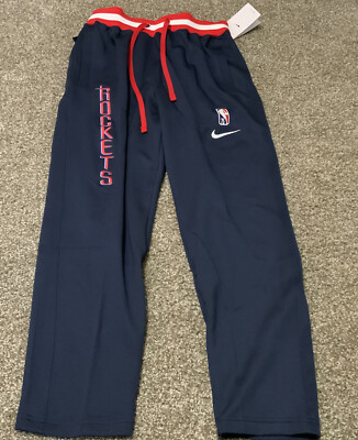 Houston Rockets Nike Pants 75th Blue/Red Men s Size: XL Standard Fit NWT