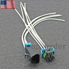 Male And Female Sealed Headlight Assembly Connector Harness For GM Pontiac G6