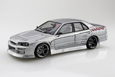 AOSHIMA 1/24 URAS 2002 D1SPEC REPLICA ER34 SKYLINE 01 NISSAN