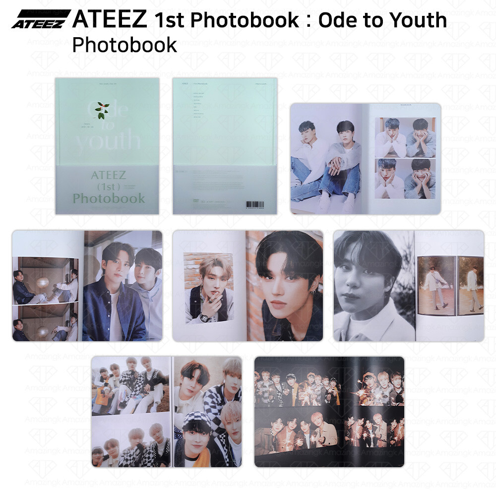 アート・デザイン・音楽 ATEEZ 1st Photobook ATEEZ 1st Photobook Ode To Youth Behind Book Making DVD Mini