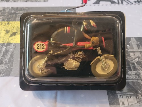 Figurine Joe Bar Team – Émile Lapince Sur Honda 500 Four (Résine, Vents D'Ouest, Neuve)