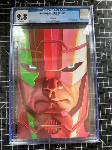Marvel Avengers Assemble Omega #1 Alex Ross Timeless Galactus Variant CGC 9.8
