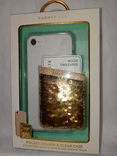 Dabney Lee Pocket Holder & Clear Case Compatible with iPhone 8 & iPhone 7/6s/6