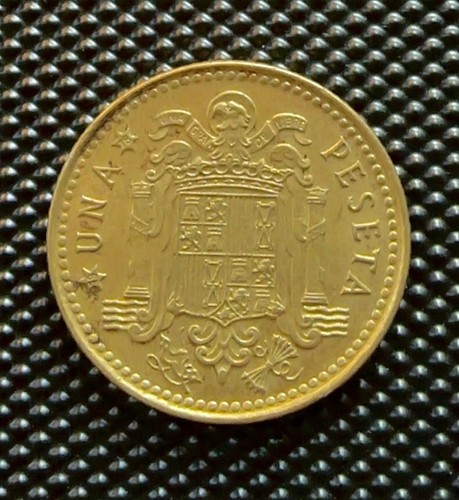 Spain 1975 Una 1 Peseta Juan Carlos I Rey De Espana Foreign Coin - Picture 2 of 2