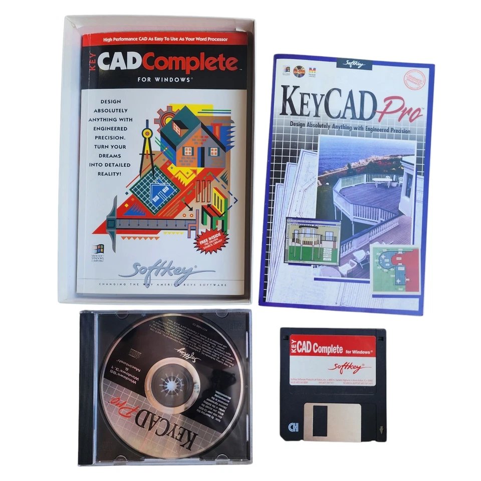 Softkey KeyCad Pro Big Box (CD-ROM, Windows 3.1, 95) - Image 2 of 4