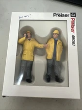 Preiser 45087 22.5 Scale Passengers for LGB - STANDING STEEPLEJACK MINERS