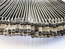 Set of 42 Royal Vintage Typewriter Letter Strikers Typebars thumbnail