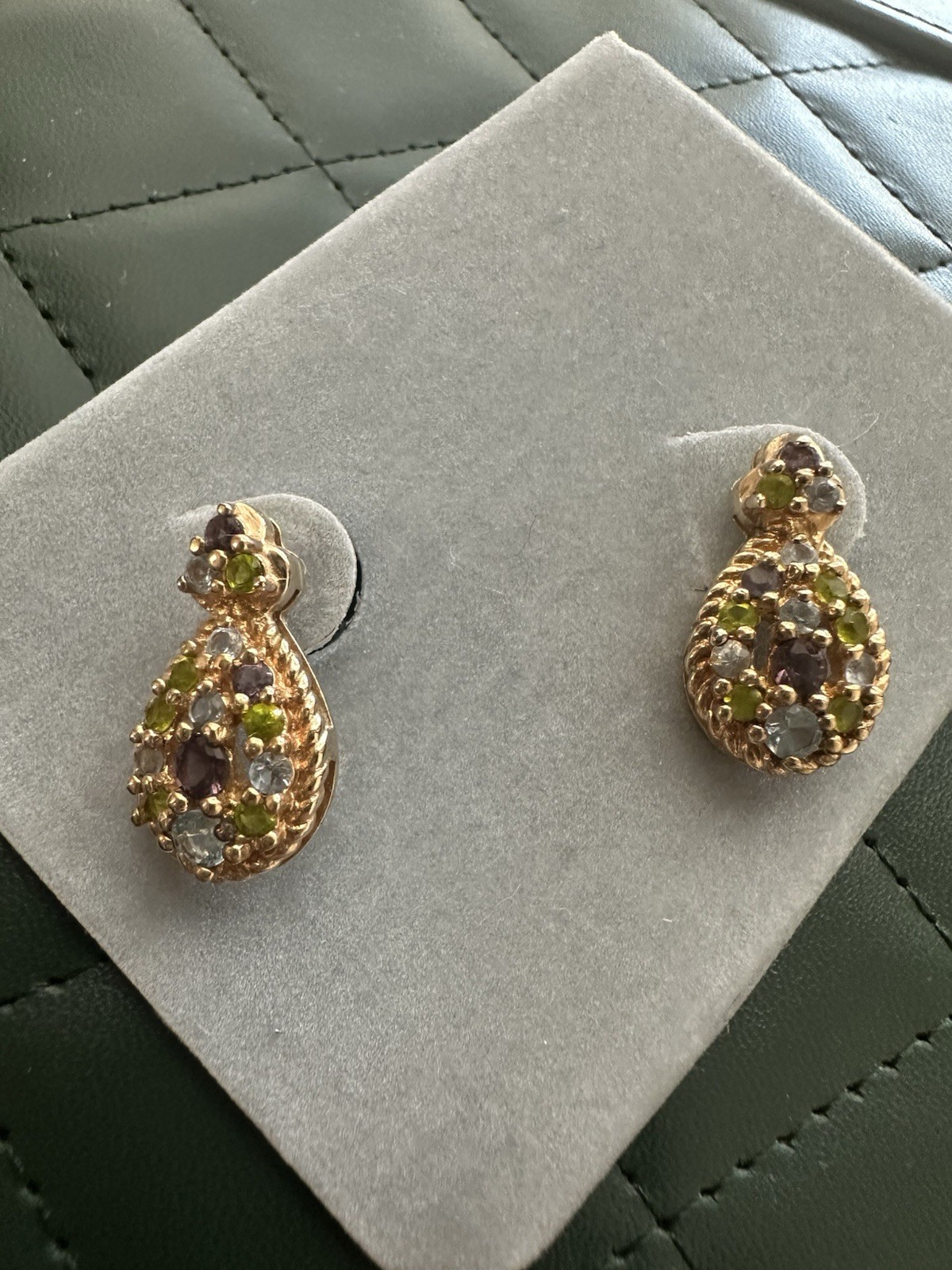 Ross-Simon’s Multi Gem Earrings - image 1