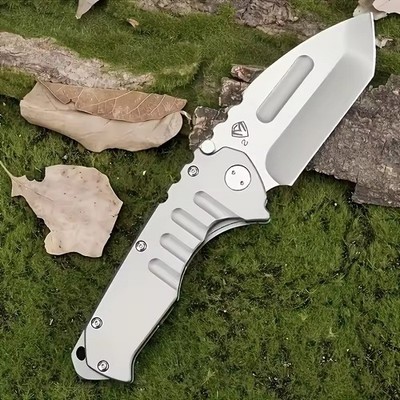 8.5''New CNC D2 Blade Full TC4 T4C Handle Camping Tool Folding Tools VTF59T