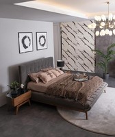 Schlafzimmer Komplett Bett Doppelbett 2X Nachttische Schlafzimmergarnitur