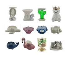 Bath & Body Works Candle Holder for White Barn 3-Wick Candles NEW U Choose 1!