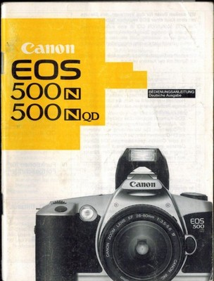 Canon EOS 500N / N QD  Gebrauchsanweisung Bedienungsanleitung deutschsprachig