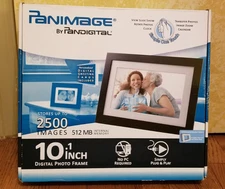 50% off!  Panimage Pandigital 10.1in Digital Photo Frame 2500 Images Open Box