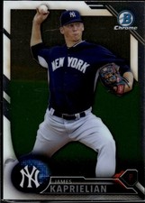 James Kaprielian 2016 Bowman Chrome Prospects New York Yankees #BCP71