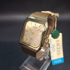 CITIZEN EXCEED 5639-F60846 NA Watch Gold Vintage GoldTone Sapphire Quartz