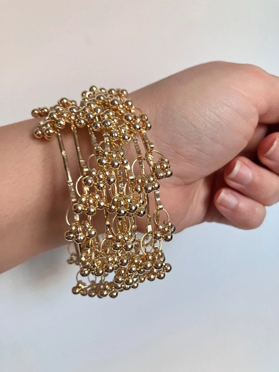 Bangles Kashmiri viral Indian bangle Set gold ghungroo Bangle