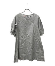 PRADA Short-Sleeved Dress 38 Gray