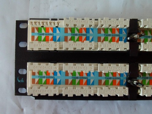 Ortronics PHD66U48 Clarity 48-port CAT6 Patch Panel, 6-Port Modules (O460) - Picture 7 of 12