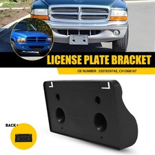 1pcs For Dodge Dakota Durango 98-03 Front License Plate Bracket Tag Holder Mount