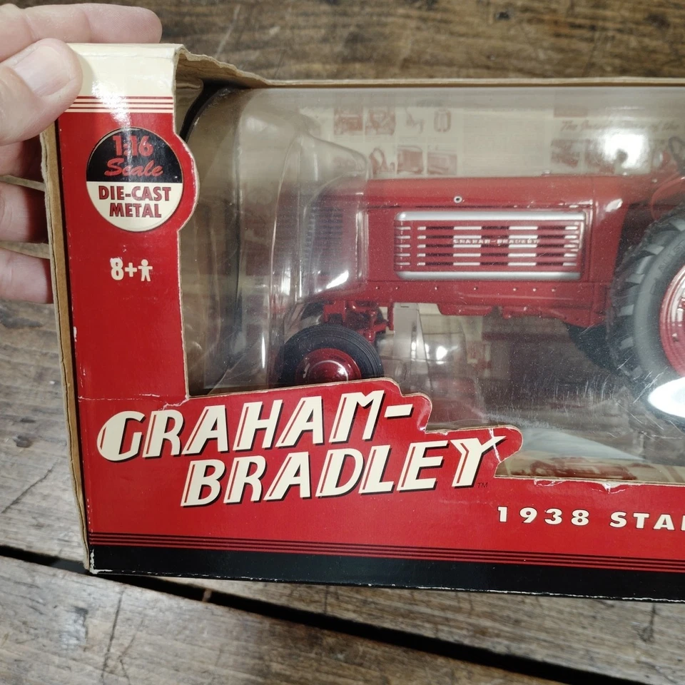 Graham Bradley Diecast Tractor 1938 Standard Die-Cast Promotions Box Toy Red - Image 3 of 4