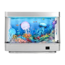 Realistic Virtual Ocean Desk Light with Soft LED USB Power Fishtanks Design Lamp