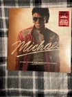 michael jackson songs from the motion picture on red  opaque vinyl new sealed
