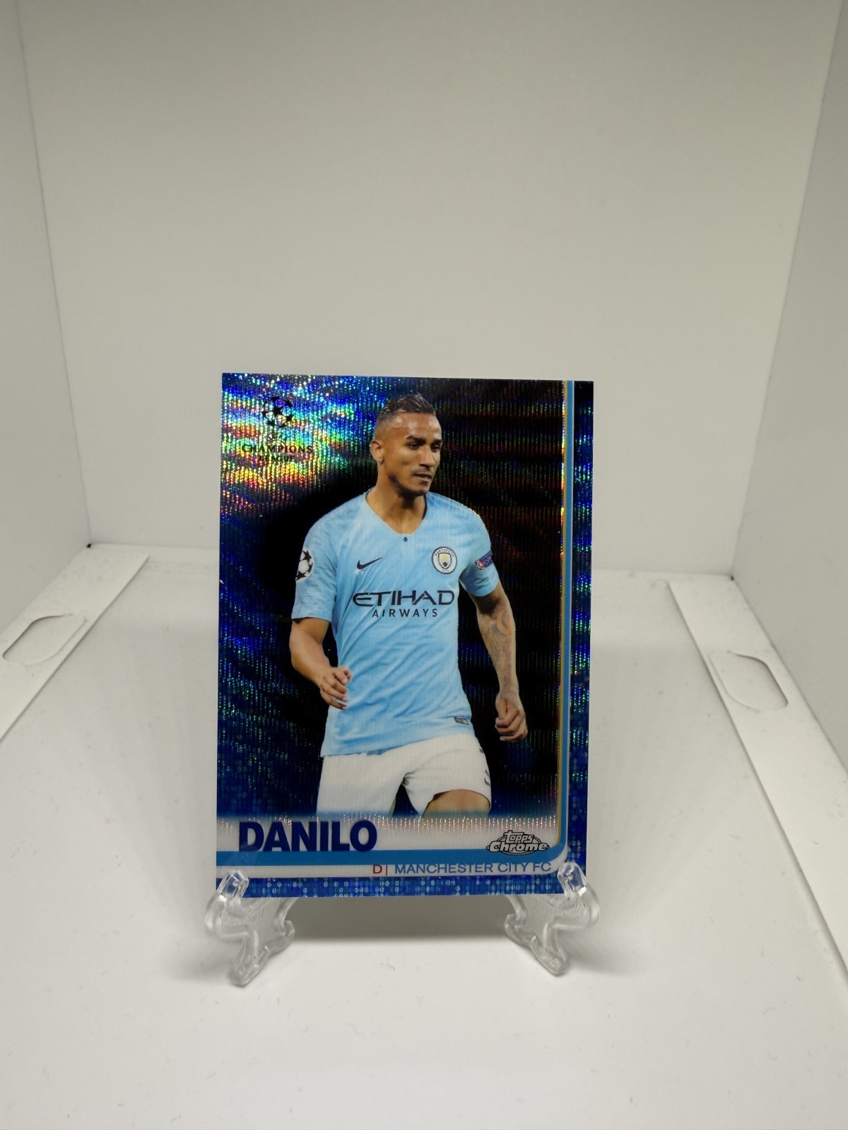 2018-19 Topps Chrome UCL Blue Wave Refractor /75 Danilo #29 