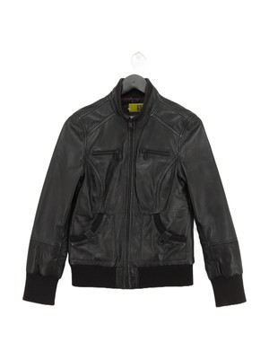 Marc New York Andrew Marc Damen Jacke S Schwarz Leder