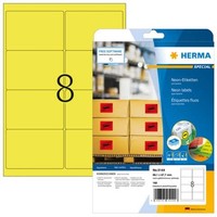 Herma Universal-Etiketten Special, 99,1 X 67,7 Mm, Neon-Gelb 1 Bis 40X Spare 48%