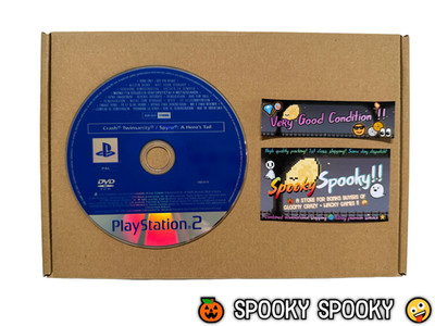 Crash Twinsanity / Spyro A Heros Tail SLED-52574 Sony PS2 Demo - UK PAL sehr guter Zustand