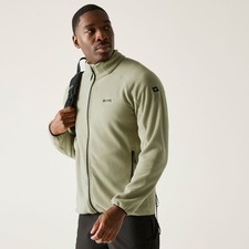 Image of Regatta Mens Gents Hadfield Full Zip Part Recycled Micro Fleece - RMA502