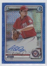 2020 Bowman Chrome Prospect HTA Choice Blue Mojo Refractor Tyler Dyson Auto 0c6