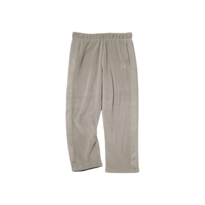 Uniqlo x Needles Beige Fleece Wide Pants Long Length