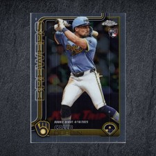 Caleb Durbin 2025 Topps Chrome Update #USC112 RC Brewers