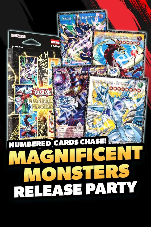 Yu‑Gi‑Oh! Magnificent Monsters Release Party! HUNT AUF NUMBERED!