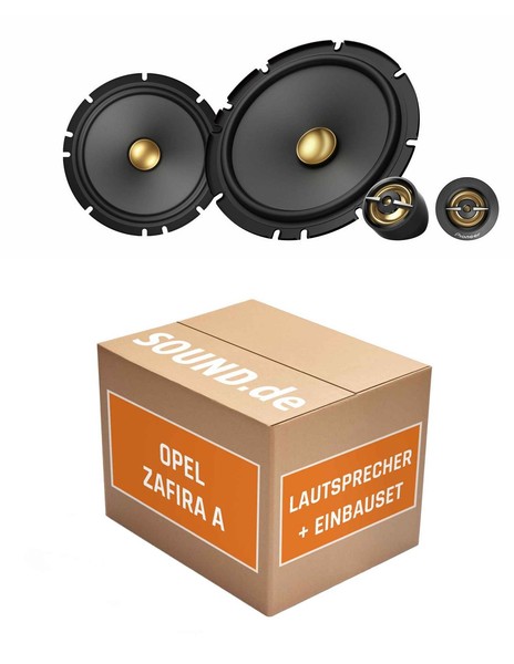 Lautsprecher Boxen Vorne Pioneer TS-A1601C FüR Opel Zafira A 2X Tief-MitteltöNer-image