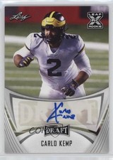2021 Leaf Draft Auto Carlo Kemp #BA-CK1 Auto sq1