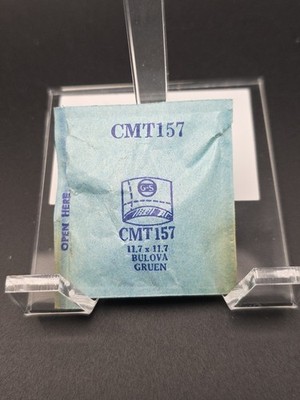 G-S Watch Crystal CMT157 Bulova Gruen 11.7X11.7