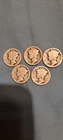 Five 1916 Us Dimes