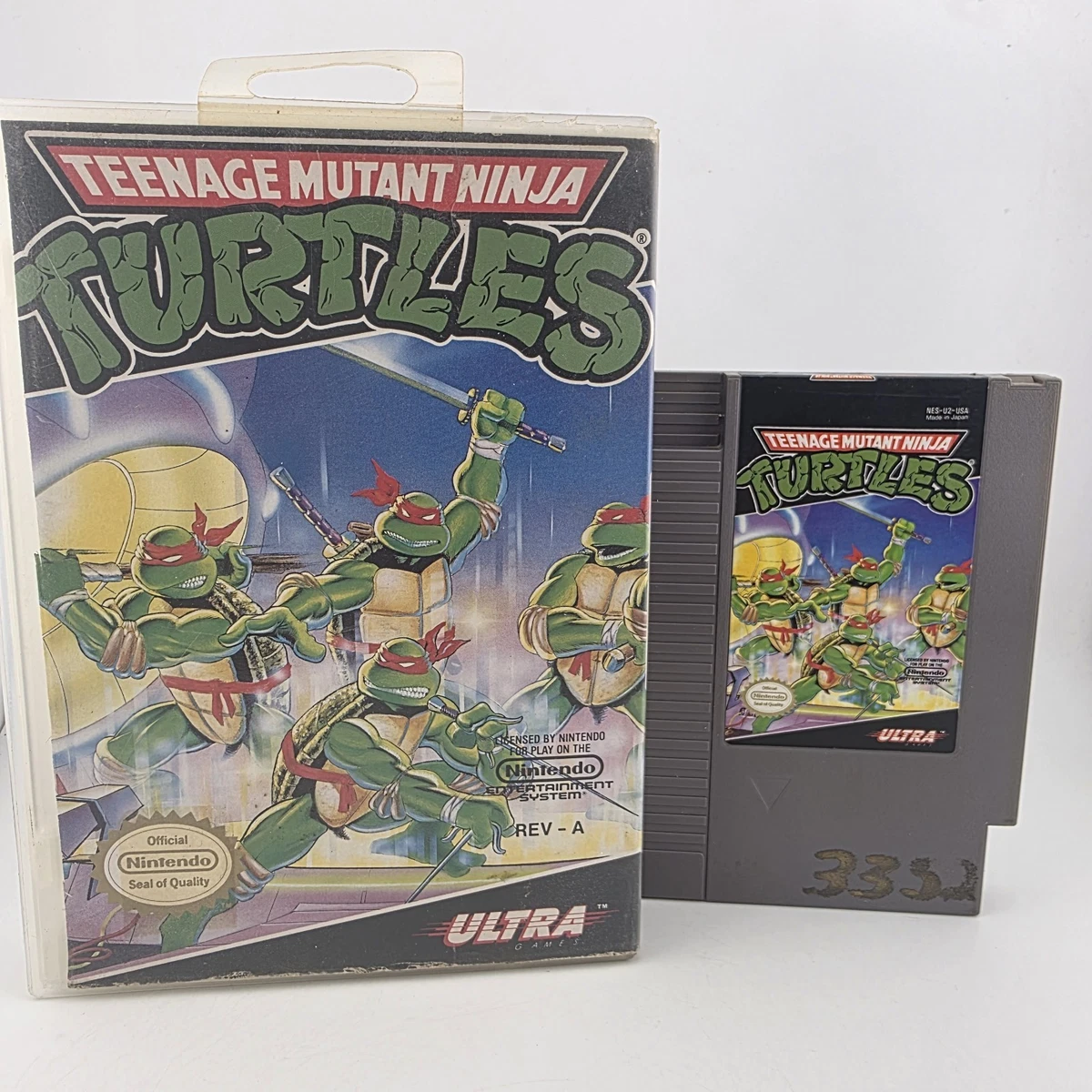 Teenage Mutant Ninja Turtles Nintendo NES Boxing Video Games for