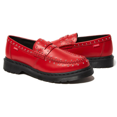 Supreme x Dr.Martens Studded Penton Loafer Red 25SS Week 13 Unisex