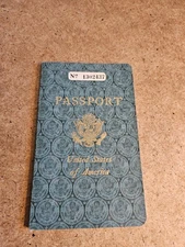 VINTAGE U.S. PASSPORT FOLDER