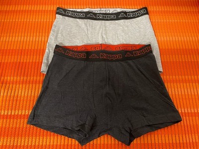   2 x KAPPA - Herren Boxershorts - Retro - Gr. XL - Grau - Neu 