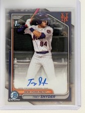 2024 Bowman Draft Trey Snyder Chrome Auto 1st Prospect #CPA-TSN Mets