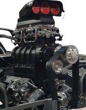 Dc Blowers Adapter For Blower Hat Scoop Fits Dual 4150 Blower Carbs .